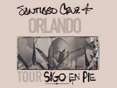 Santiago Cruz: Sigo En Pie Tour