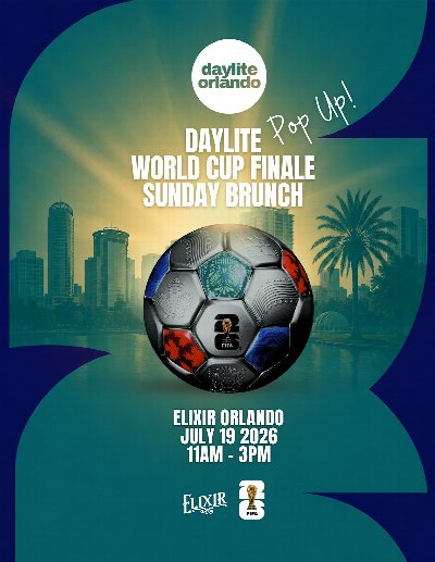 Daylite World Cup Finale - Watch Party + Sunday Brunch at Elixir Kitchen and Bar — Jul 19, 2026
