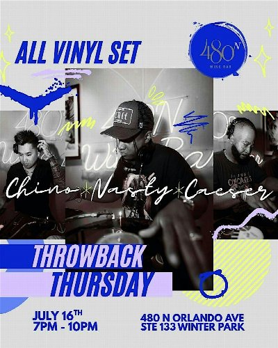 Throwback Thursday | All Vinyl Night at 480 N Wine Bar at 480 N Wine Bar — Jul 16, 2026