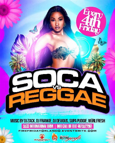 Fire Fridays #1 Caribbean Party in Orlando Fl