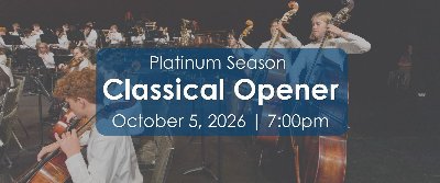Platinum Season: Classical Opener at Dr. Phillips Center — Steinmetz Hall — Oct 5, 2026