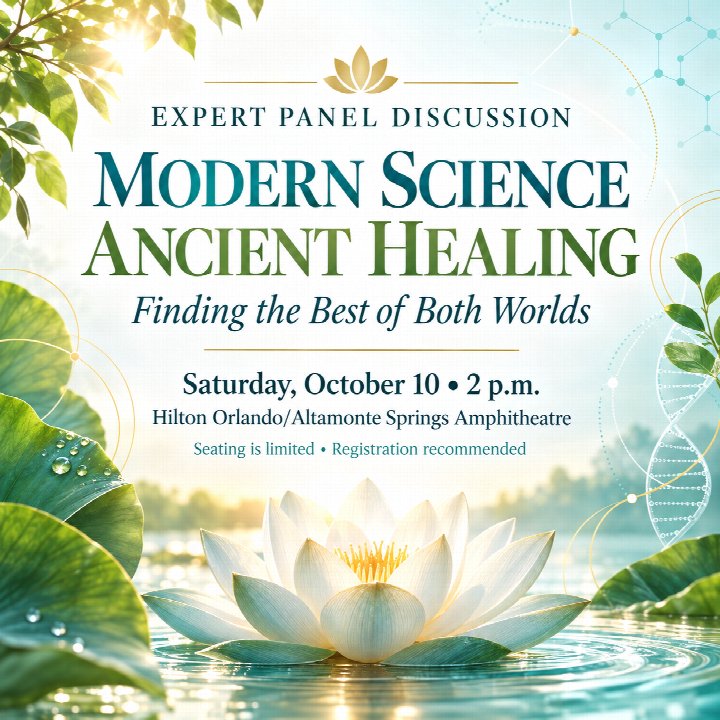 Live Panel Discussion: Modern Science, Ancient Healing