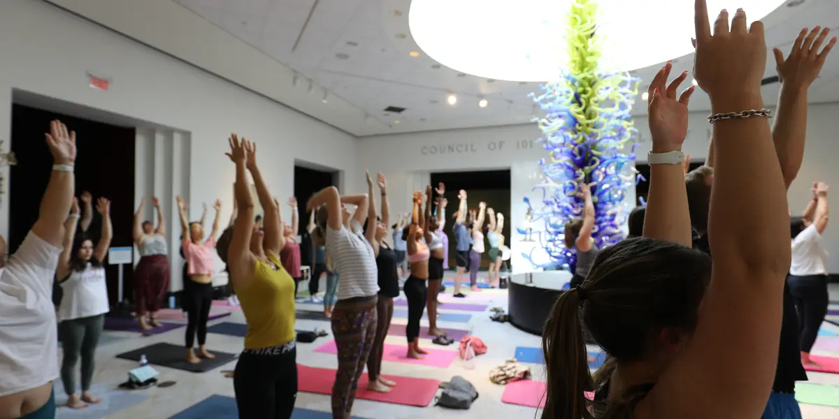 Yoga in the Galleries