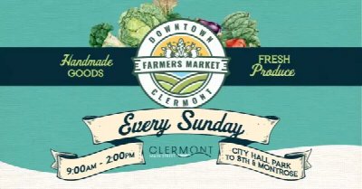 Downtown Clermont Farmers Market at Downtown Clermont — Oct 11, 2026