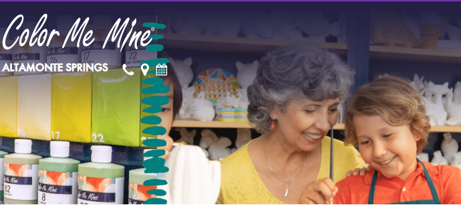 Mini Mondays at color Me Mine Pottery Studios