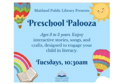 Maitland Public Library Preschool Palooza at Maitland Library — Oct 13, 2026