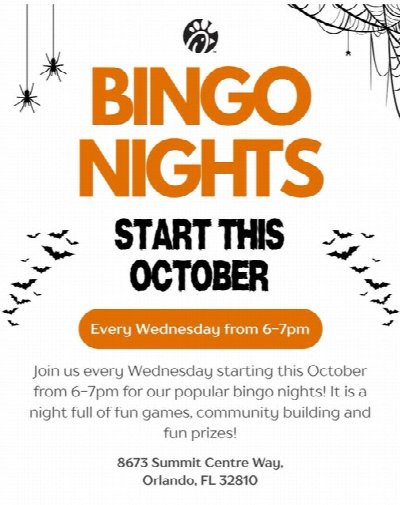 Bingo Nights at Chick-fil-A Maitland Blvd at Chick-fil-A Maitland Blvd — Oct 14, 2026