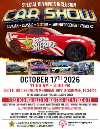 Osceola County Sheriff Hosts Special Olympics Inclusion Car Show