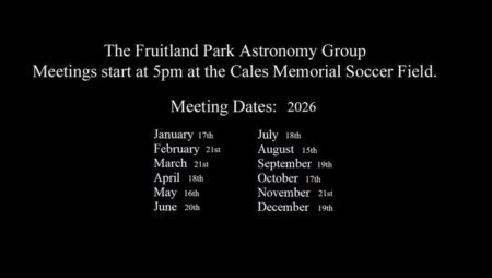Fruitland Park Astronomy Group Stargazing Night