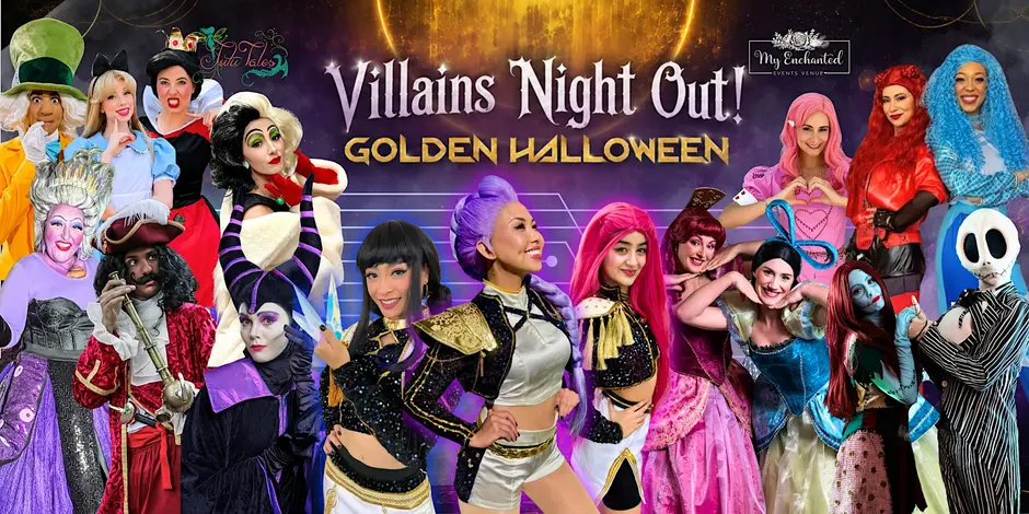 Villains Night Out Golden Halloween by Tutu Tales Party Productions