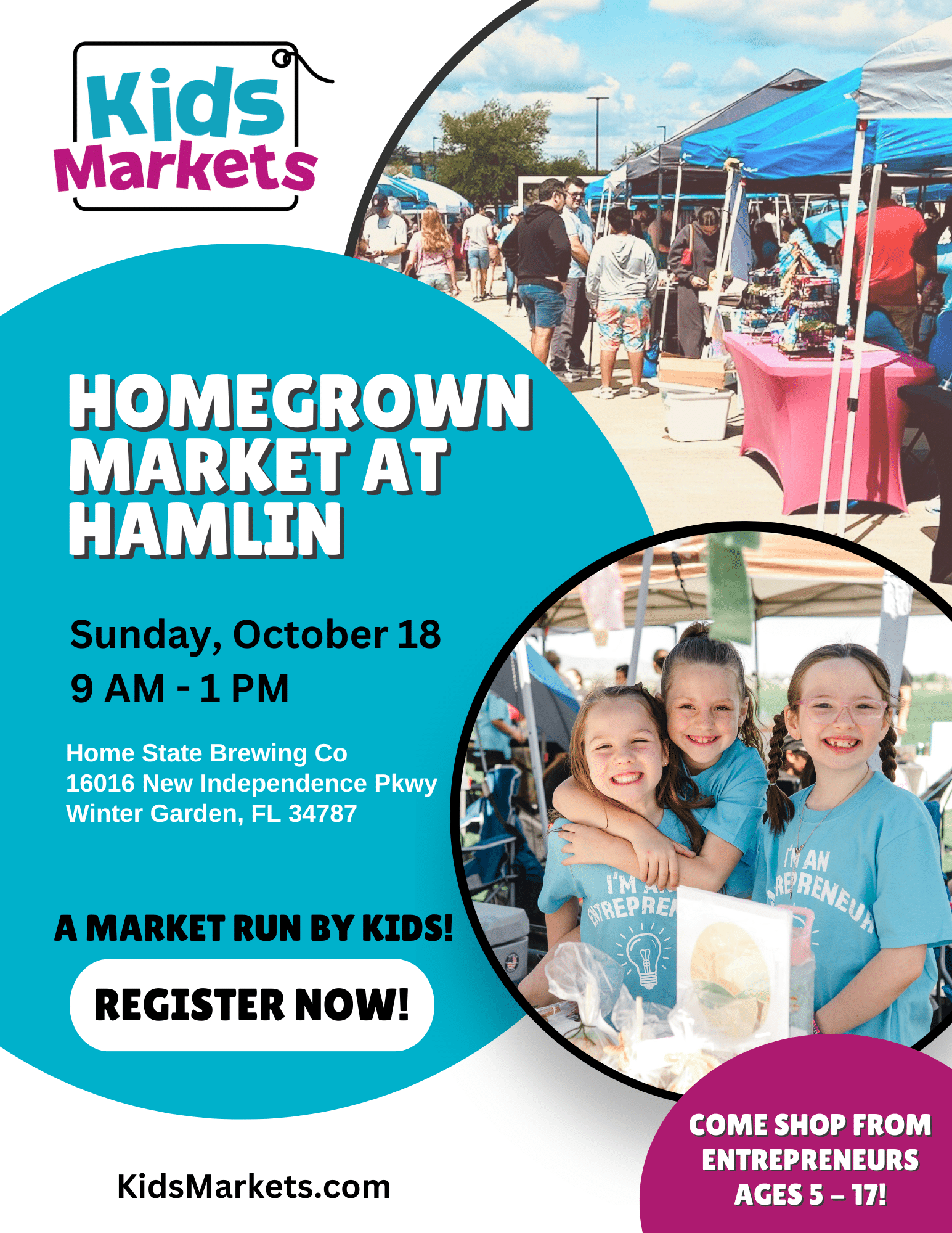 Kids Markets at Homegrown Market at Hamlin