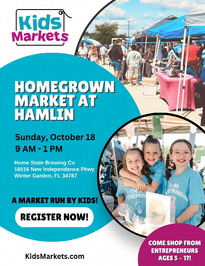 Kids Markets at Homegrown Market at Hamlin