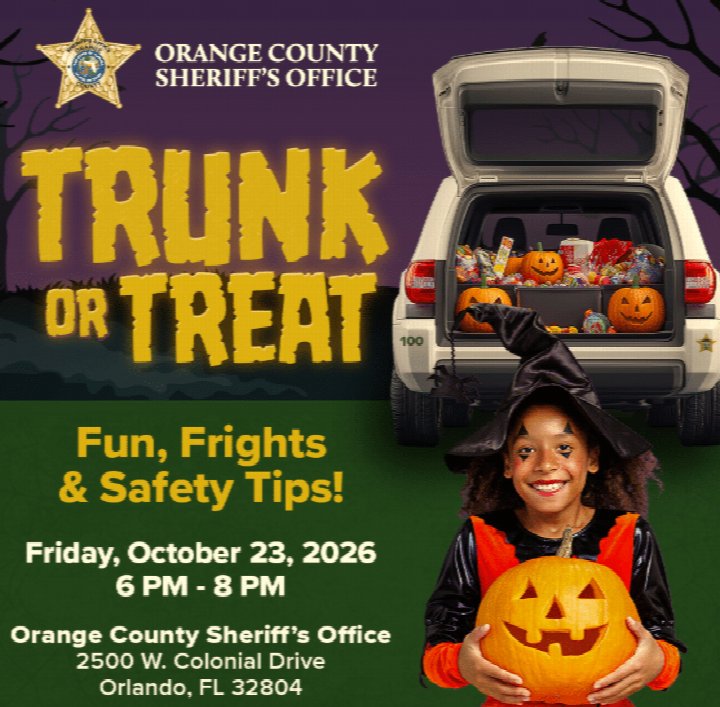 Orange County Sheriff’s Office Trunk or Treat