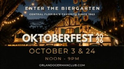 Oktoberfest! in Casselberry at Orlando German Club — Oct 24, 2026