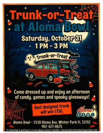 Aloma Bowl Trunk-or-Treat in Winter Park