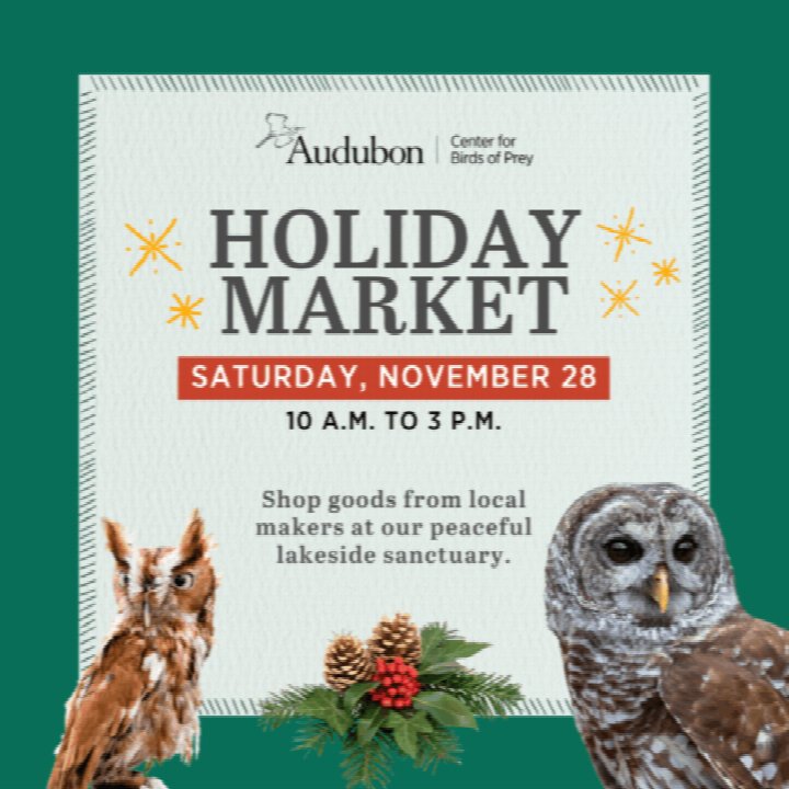 Holiday Market at Audubon Center for Birds of Prey