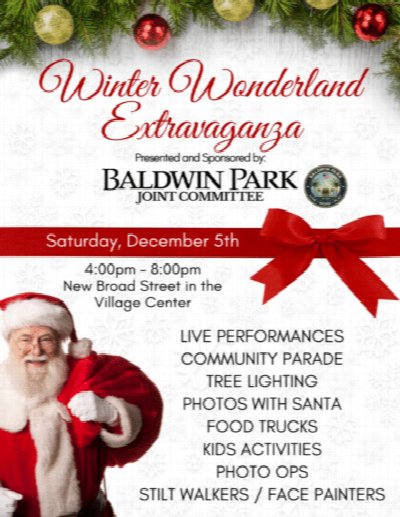 Baldwin Park Winter Wonderland Extravaganza 2026 at Baldwin Park — Dec 5, 2026