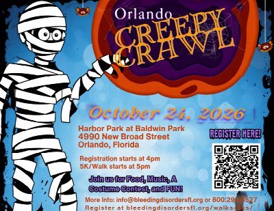 Orlando Creepy Crawl at Harbor Park — Oct 24, 2026